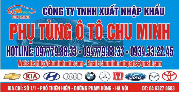 Nên mua phụ tùng ô tô ở Chu Minh Auto